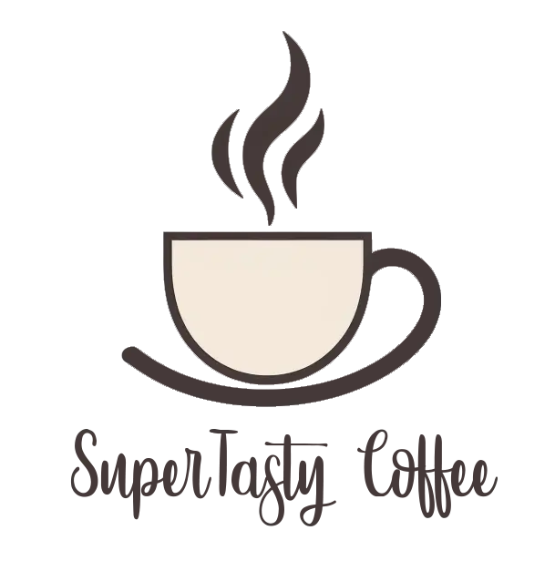SuperTasty Coffee Logo + Text